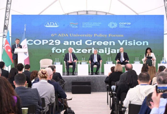 “COP29 və Azərbaycan üçün Yaşıl Baxış” beynəlxalq forumu