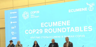 Leyla Əliyeva COP29 çərçivəsində “Ecumene” Qlobal Forumunun plenar iclasında iştirak edib